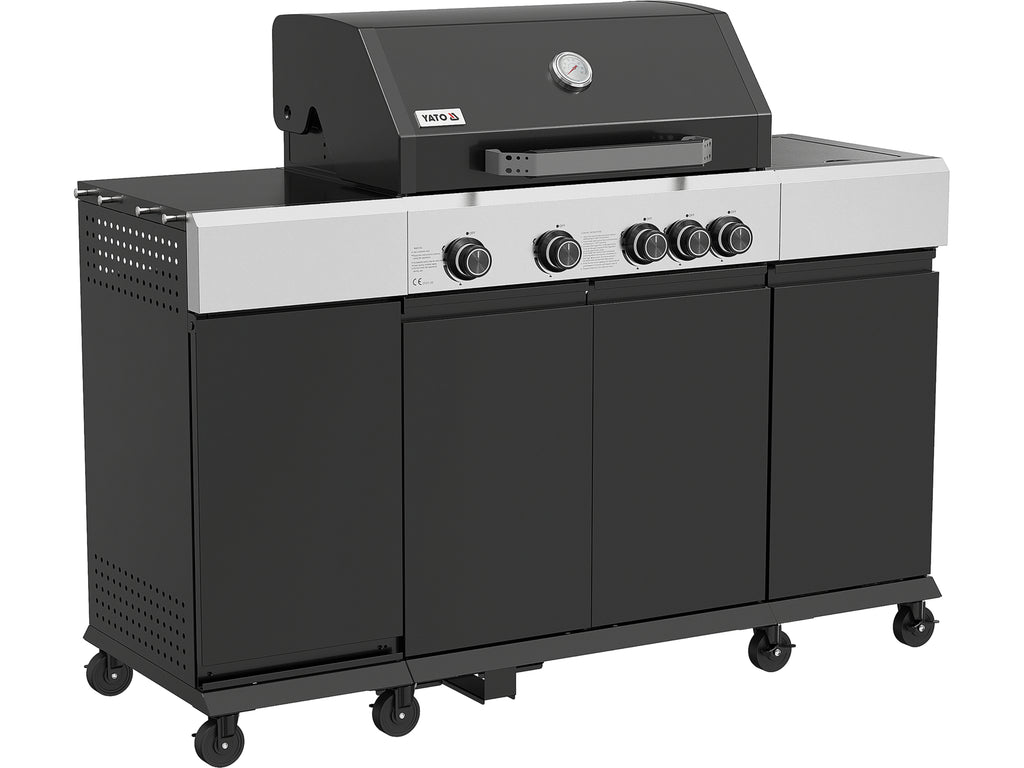 Gasgrill, Mini Keuken 4+1, 14,5KW