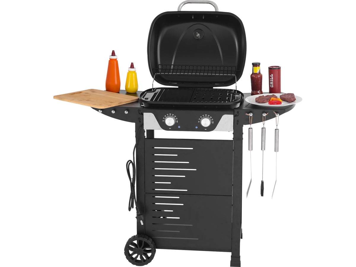 Elektrische Grill, Staand Asahi 2300W, 47 X 37CM