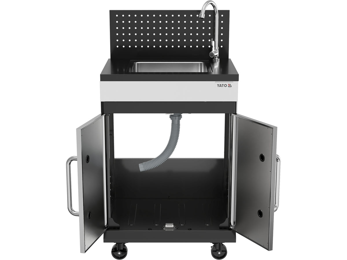 Modulaire Kast Met Gootsteen Voor Gasgrill.