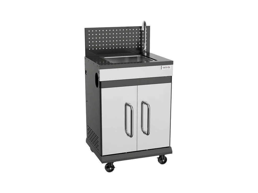 Modulaire Kast Met Gootsteen Voor Gasgrill.