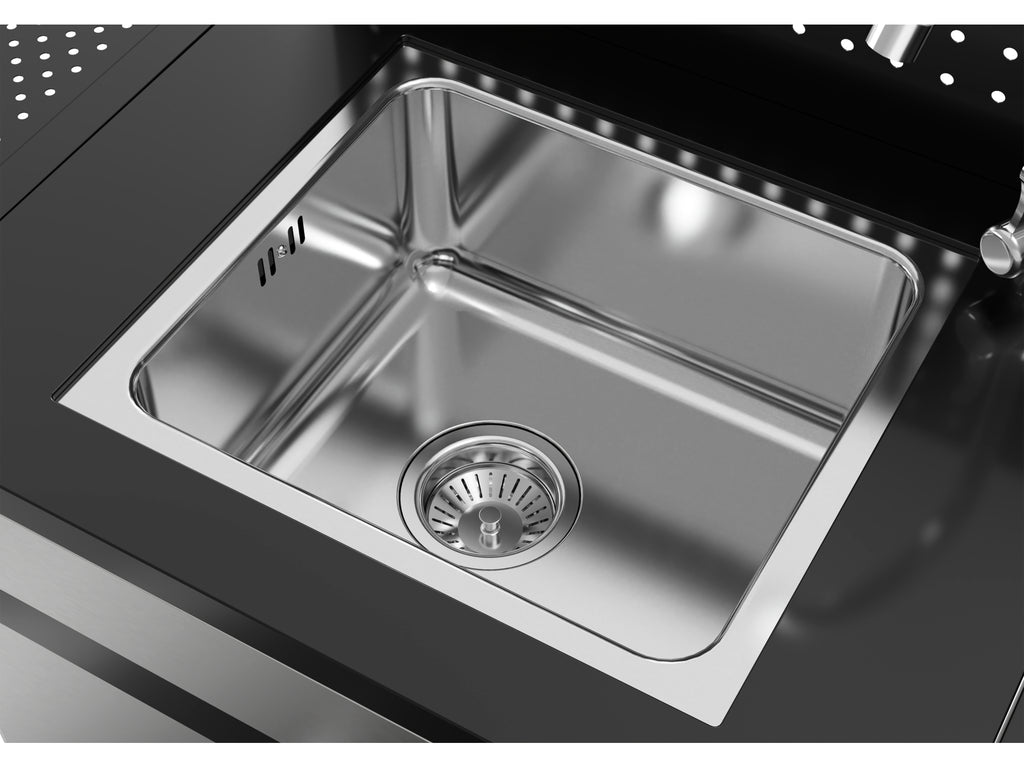 Modulaire Kast Met Gootsteen Voor Gasgrill.