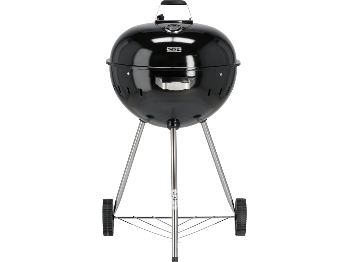 Ronde Houtskoolgrill 54CM Zwart