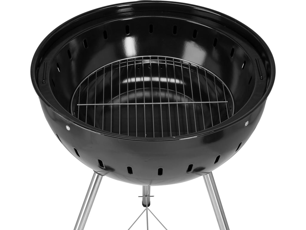 Ronde Houtskoolgrill 54CM Zwart
