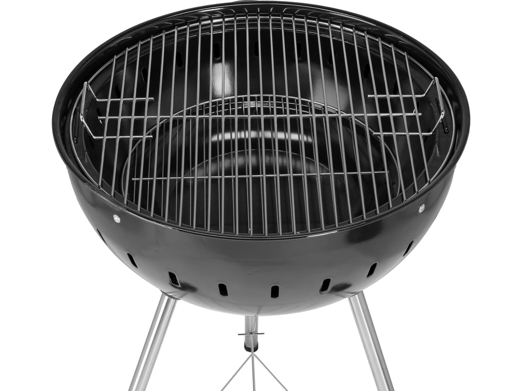 Ronde Houtskoolgrill 54CM Zwart