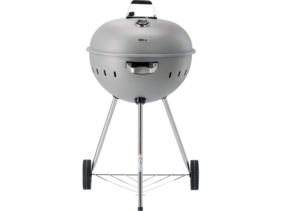 Ronde Houtskoolgrill 54CM Grijs