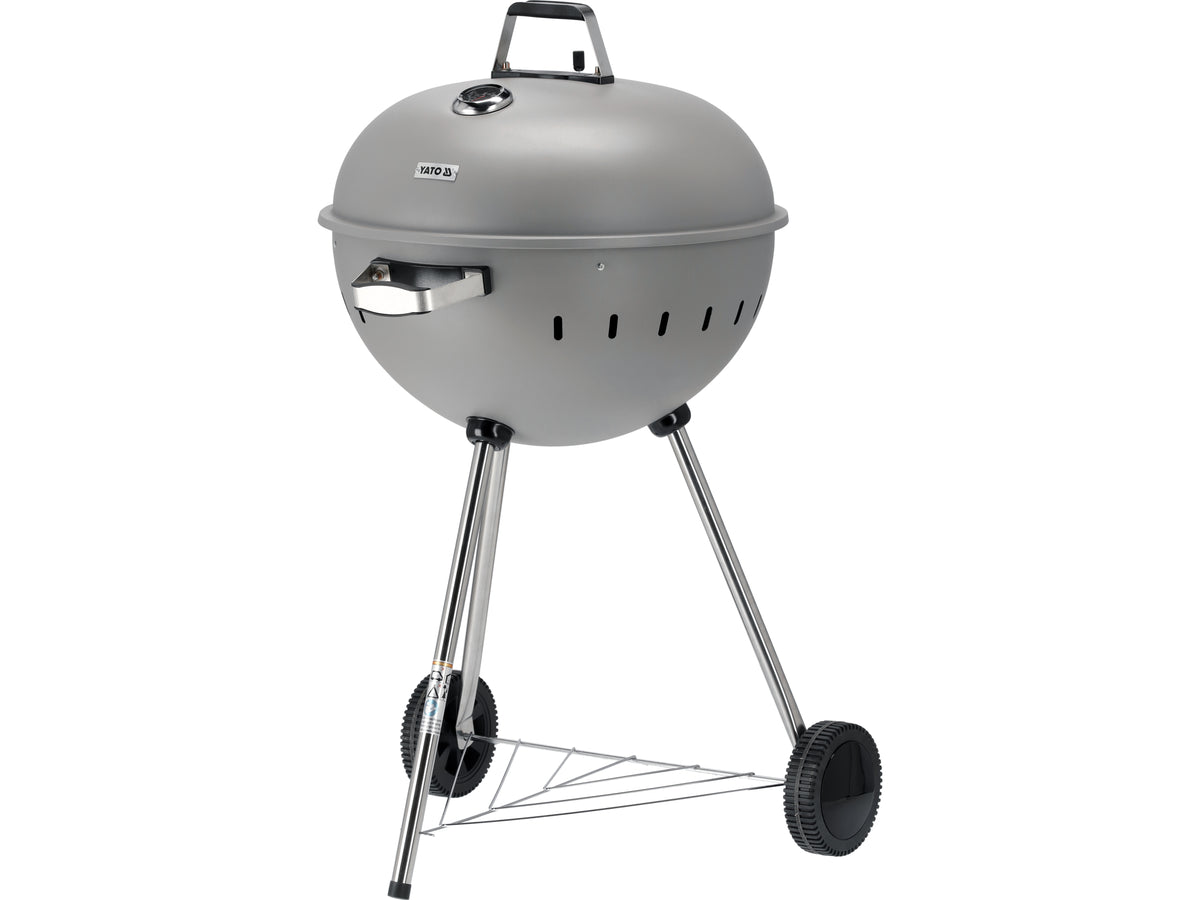 Ronde Houtskoolgrill 54CM Grijs