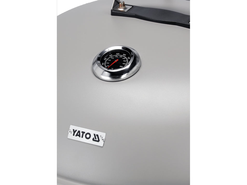 Ronde Houtskoolgrill 54CM Grijs