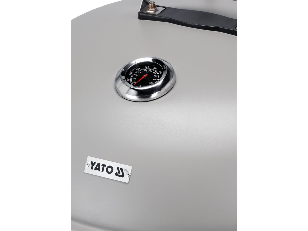 Ronde Houtskoolgrill 54CM Grijs