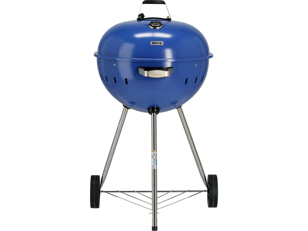 Ronde Houtskoolgrill 54CM Blauw