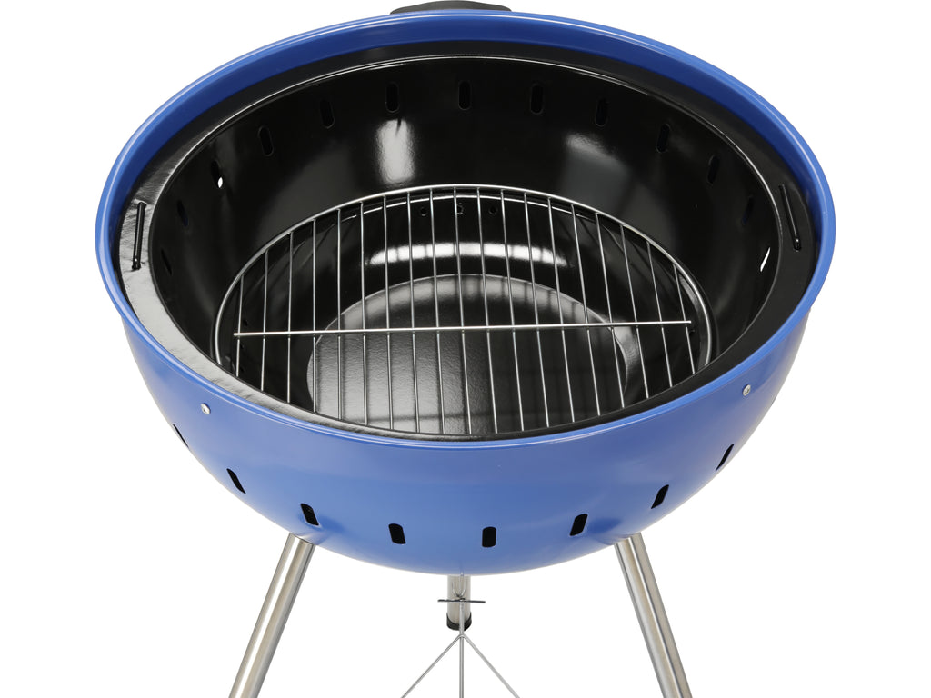 Ronde Houtskoolgrill 54CM Blauw