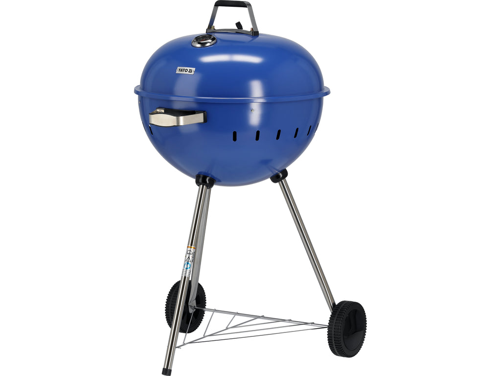 Ronde Houtskoolgrill 54CM Blauw