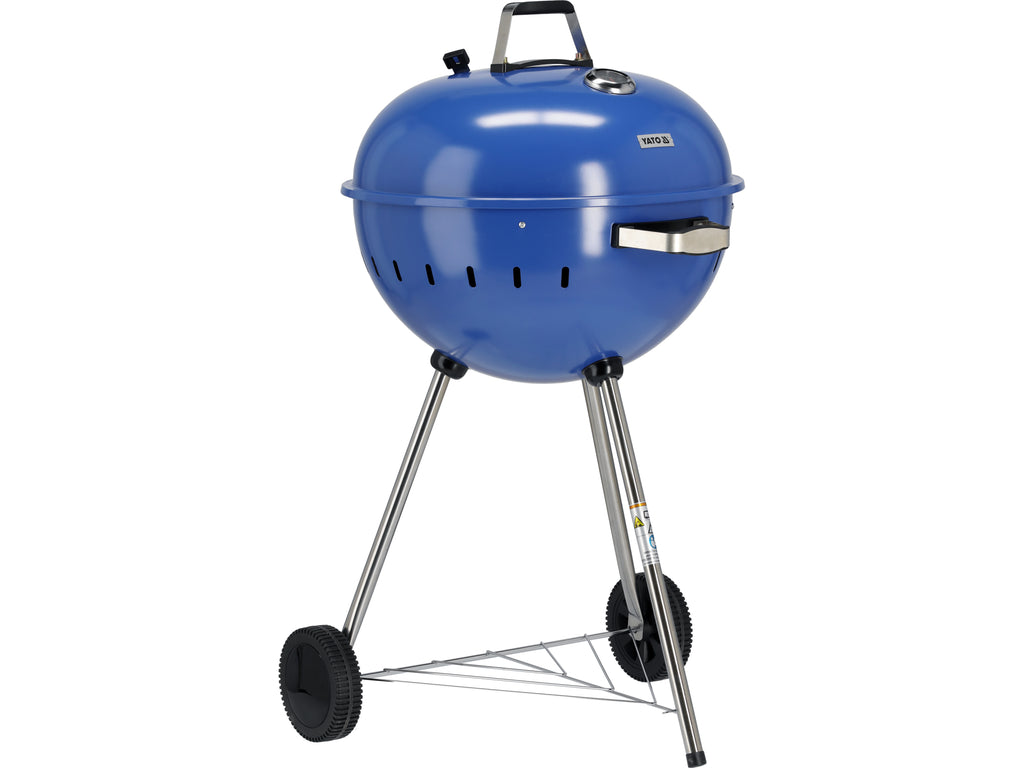 Ronde Houtskoolgrill 54CM Blauw