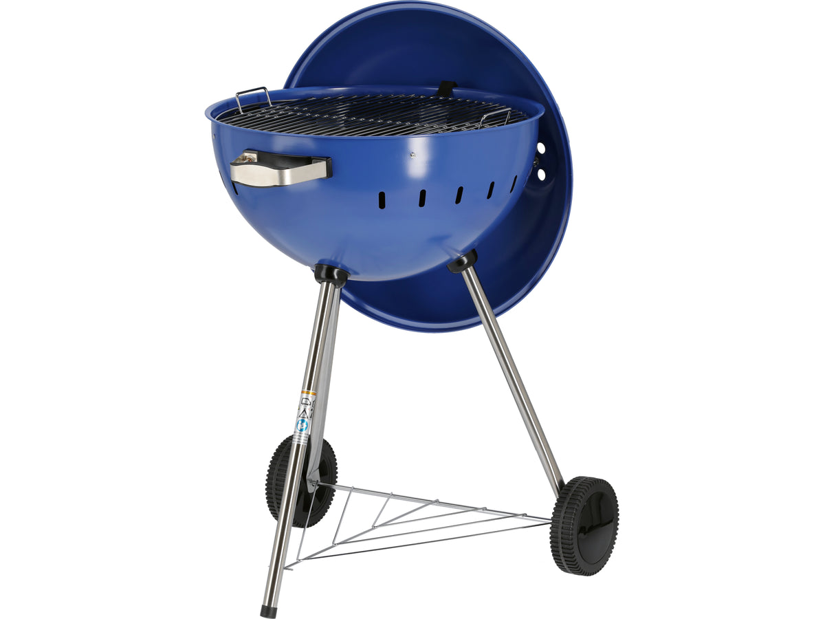 Ronde Houtskoolgrill 54CM Blauw