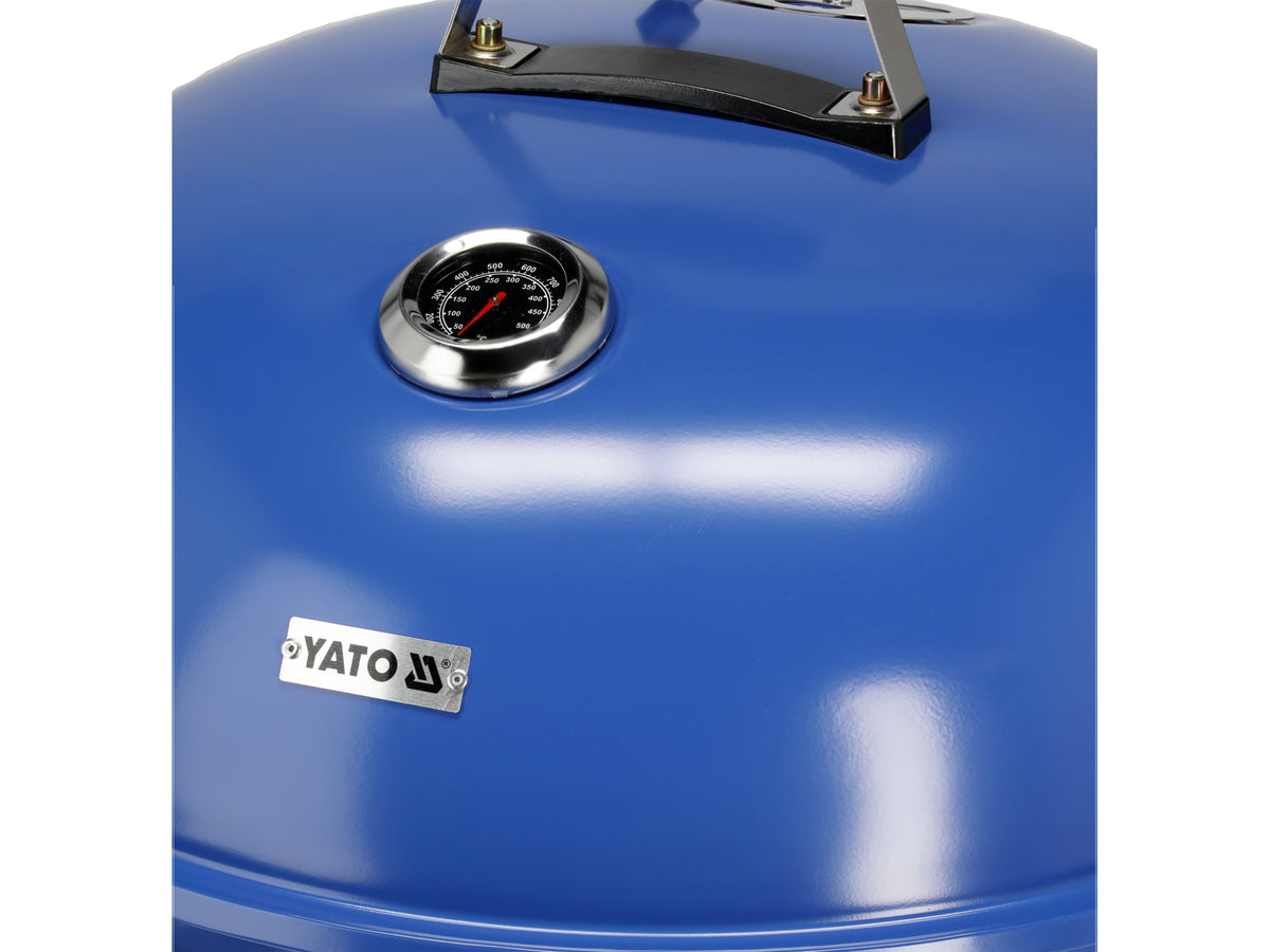 Ronde Houtskoolgrill 54CM Blauw