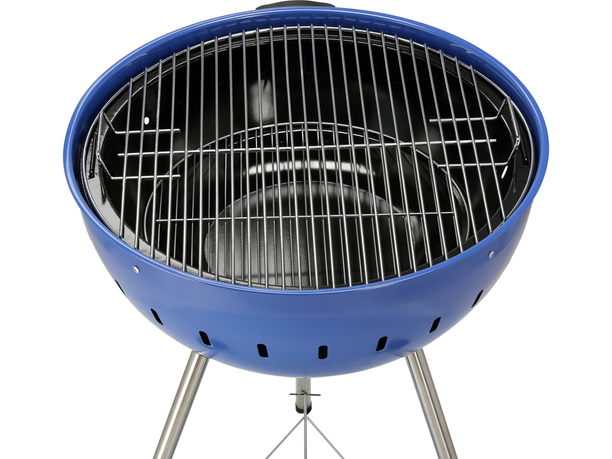 Ronde Houtskoolgrill 54CM Blauw