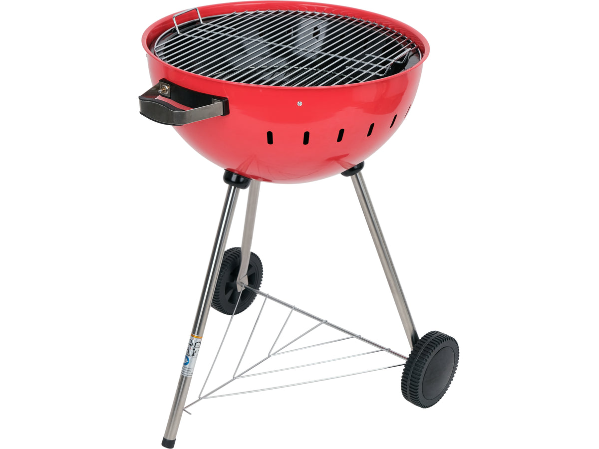 Ronde Houtskoolgrill 54CM Rood