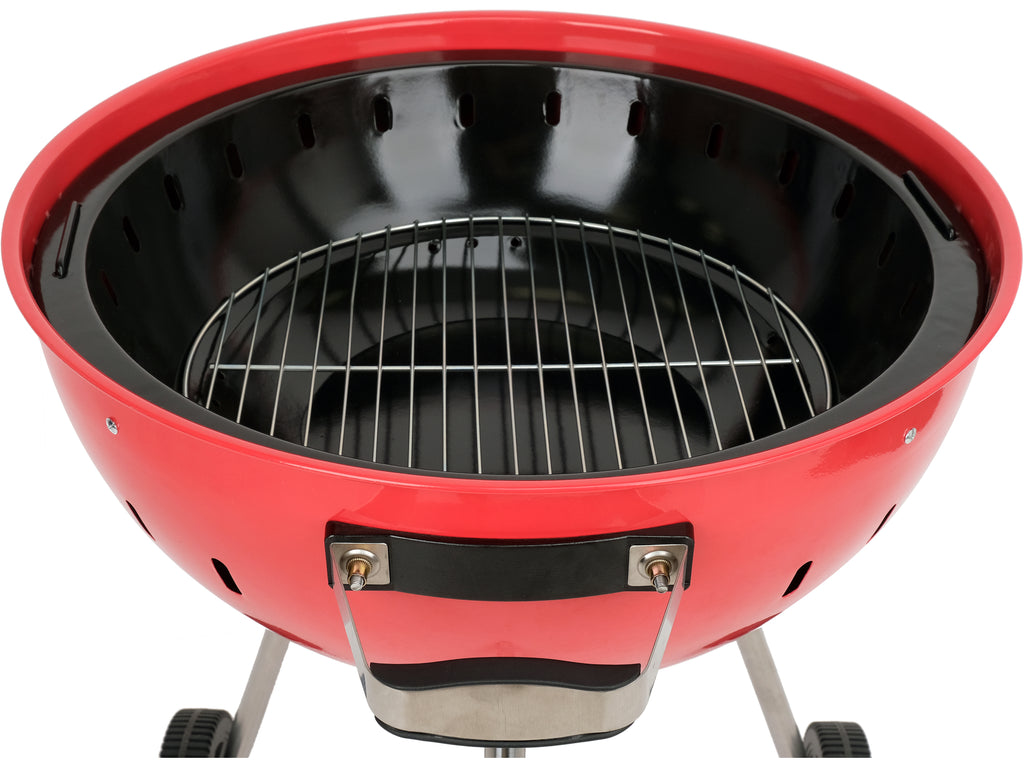 Ronde Houtskoolgrill 54CM Rood