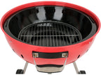 Ronde Houtskoolgrill 54CM Rood