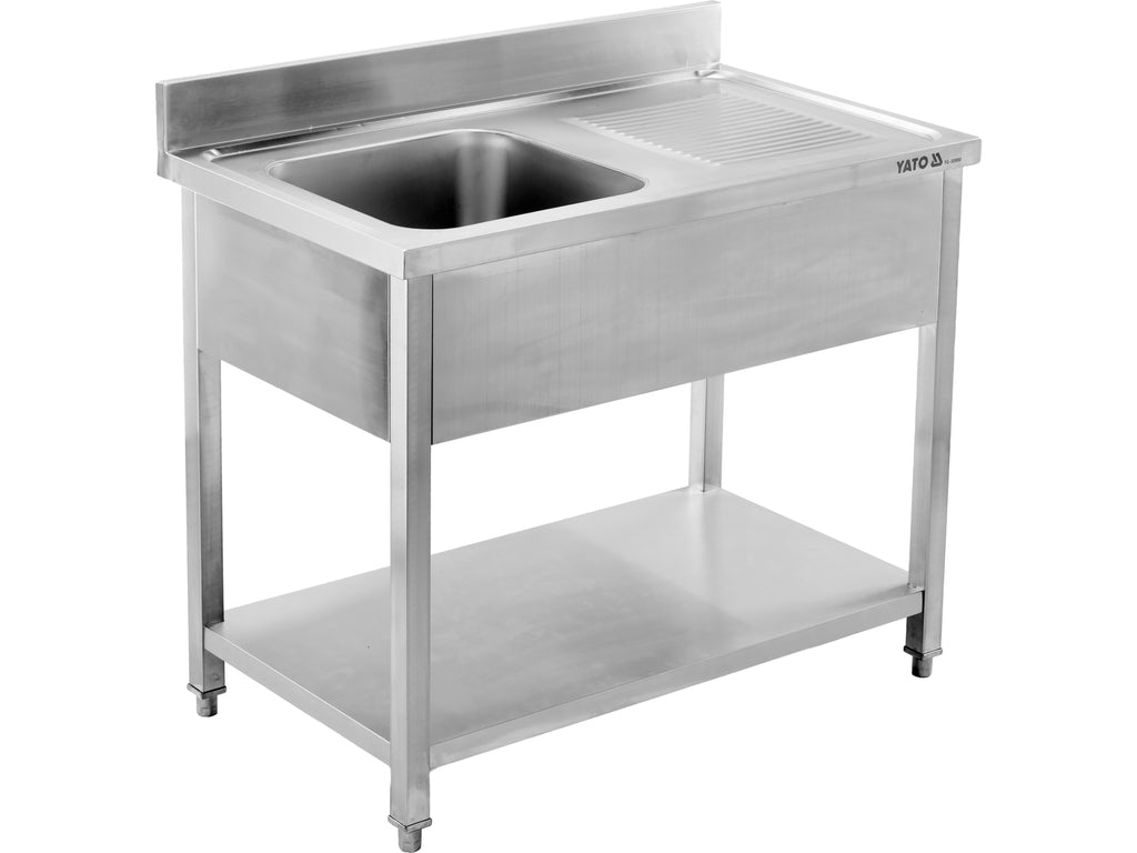 Tafel Met Enkele Gootsteen 100X60 CM
