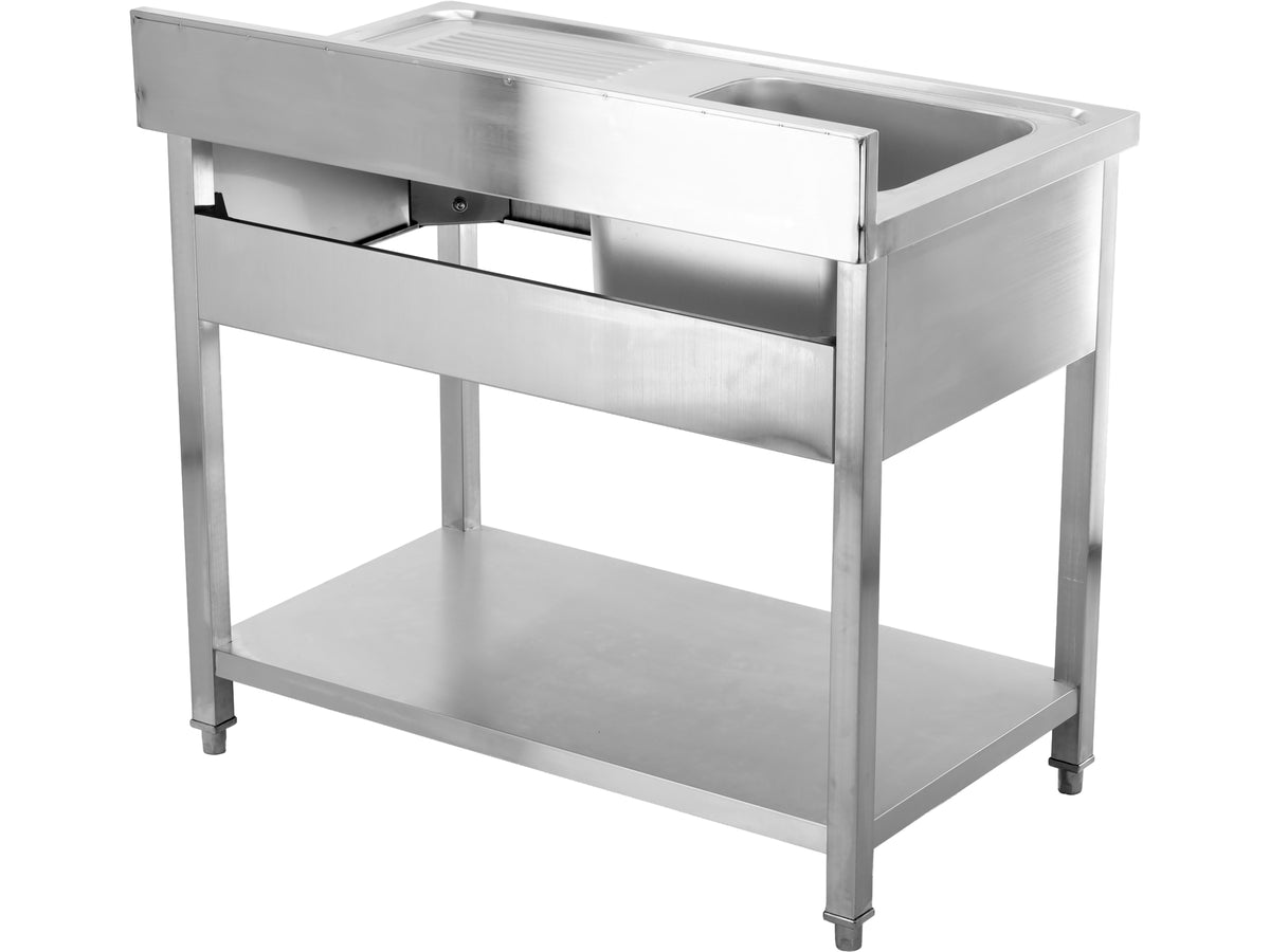 Tafel Met Enkele Gootsteen 100X60 CM