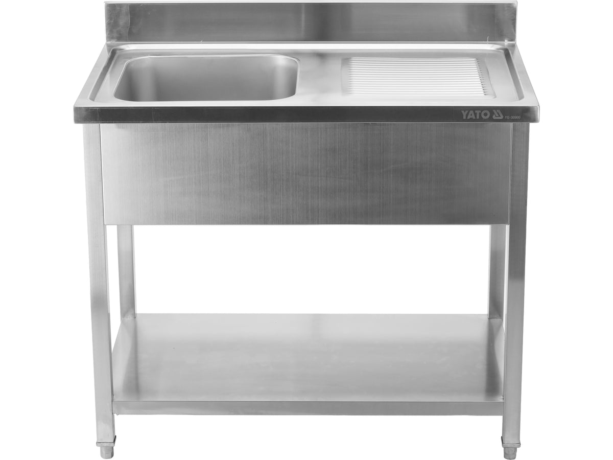 Tafel Met Enkele Gootsteen 100X60 CM