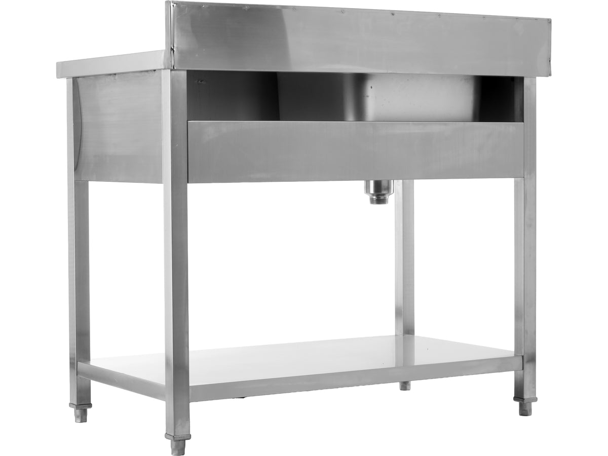 Tafel Met Enkele Gootsteen 100X60 CM