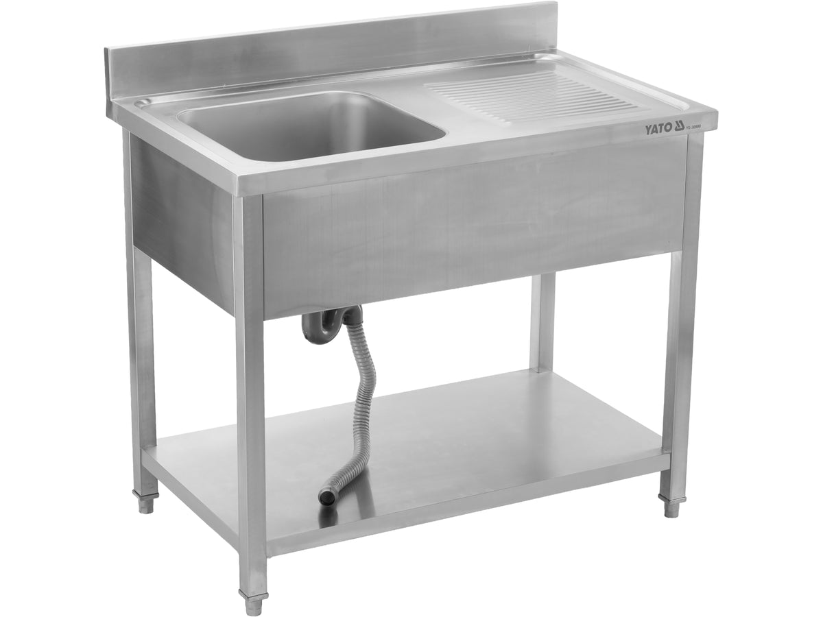 Tafel Met Enkele Gootsteen 100X60 CM