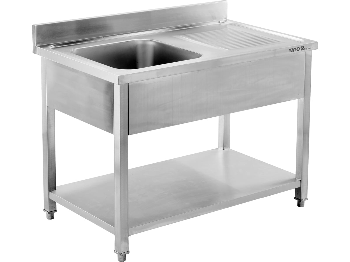 Tafel Met Enkele Gootsteen 120X60 CM