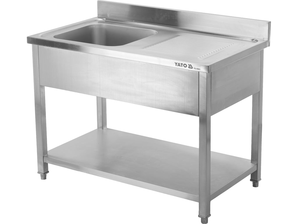 Tafel Met Enkele Gootsteen 120X60 CM