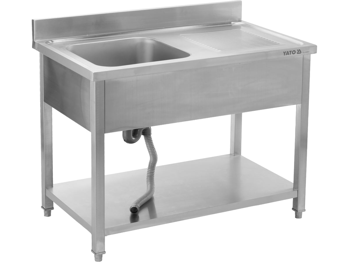 Tafel Met Enkele Gootsteen 120X60 CM