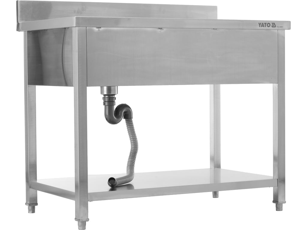 Tafel Met Enkele Gootsteen 120X60 CM