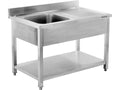 Tafel Met Enkele Gootsteen 140X60 CM