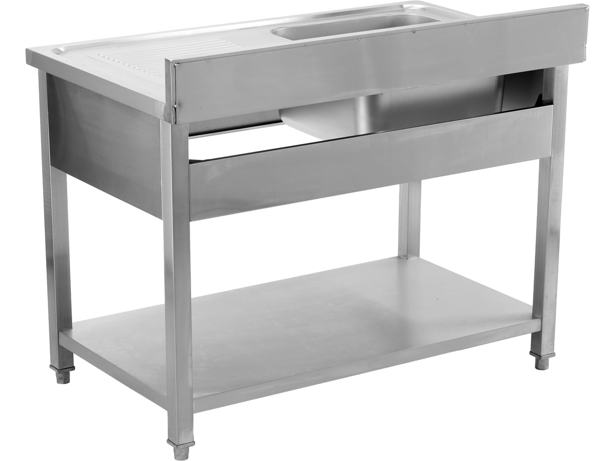 Tafel Met Enkele Gootsteen 140X60 CM