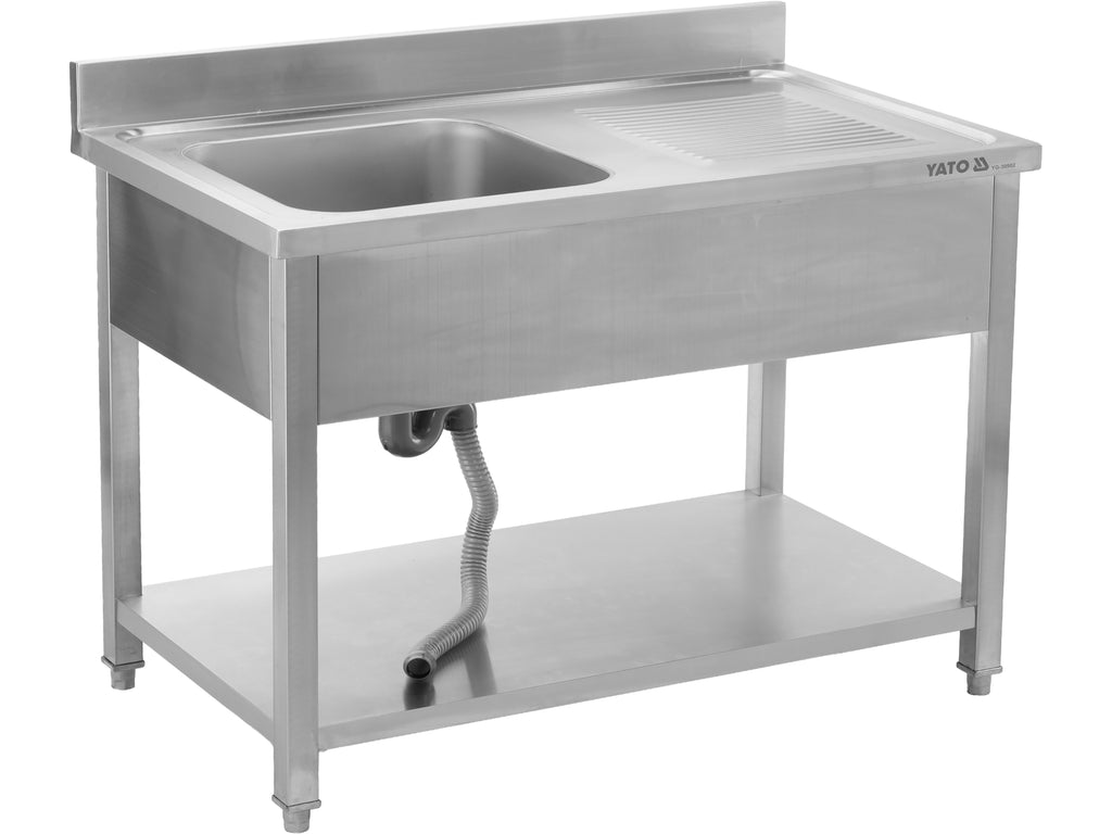 Tafel Met Enkele Gootsteen 140X60 CM