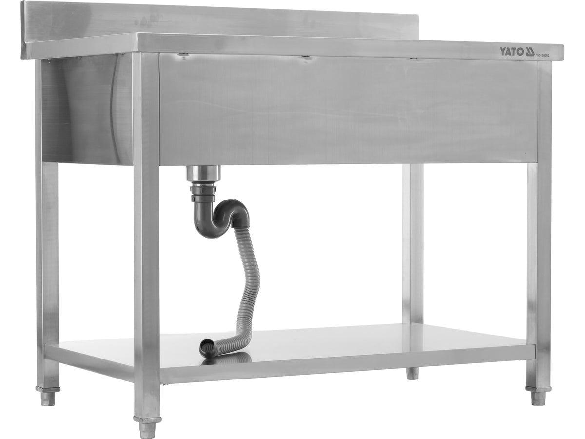 Tafel Met Enkele Gootsteen 140X60 CM
