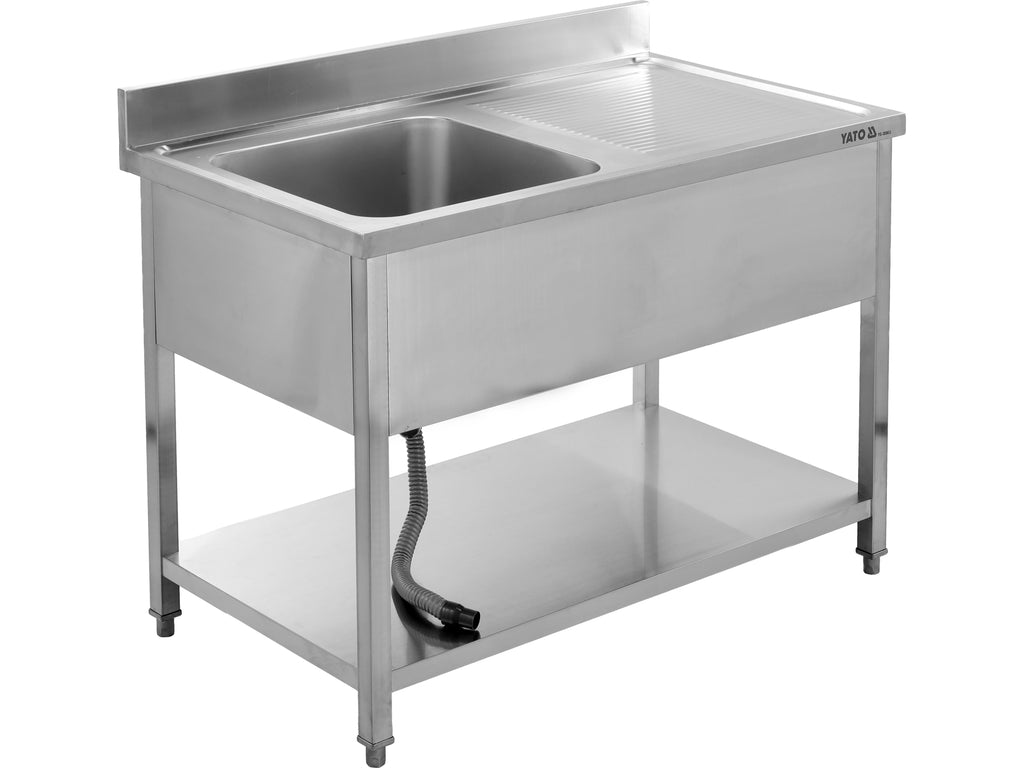 Tafel Met Enkele Gootsteen 100X70 CM