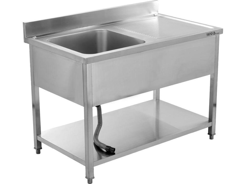 Tafel Met Enkele Gootsteen 120X70 CM