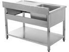 Tafel Met Enkele Gootsteen 140X70 CM