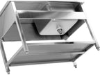 Tafel Met Enkele Gootsteen 140X70 CM