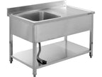 Tafel Met Enkele Gootsteen 140X70 CM