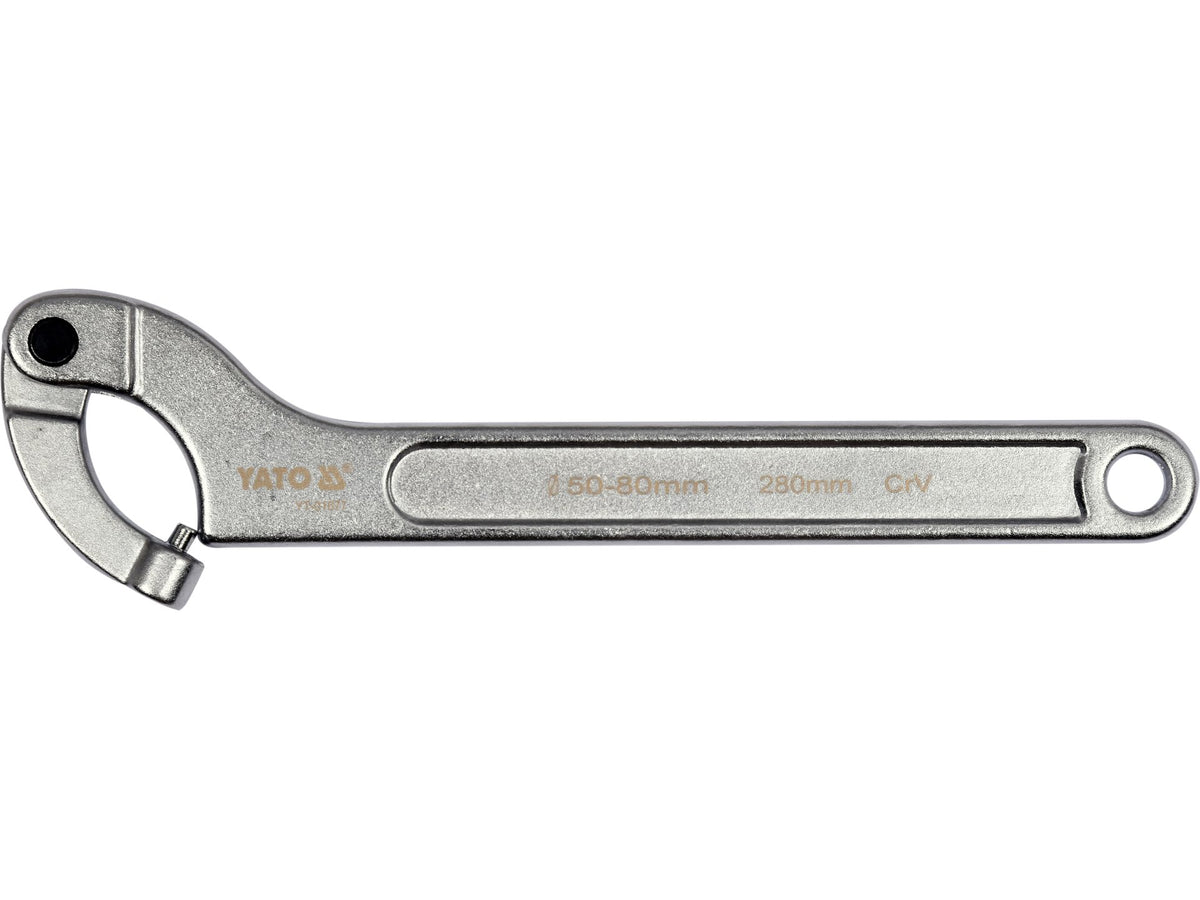 Haaksleutel Met Ronde Pen, Gedeelt 50-80 MM