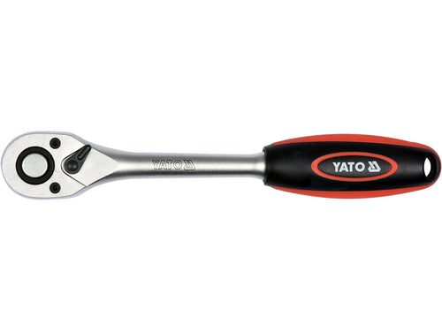 1/4'' Ratel Met Rechte Handvat, TPR Coating