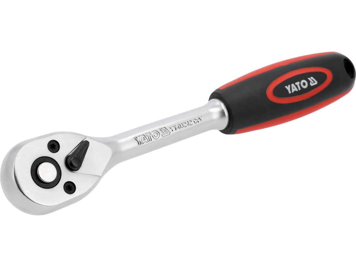 Rechte Ratel Met Platte Handvat 3/8'' 90T