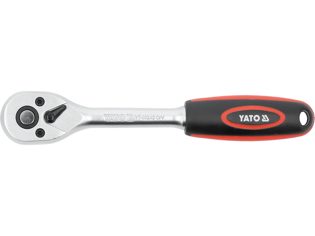 Rechte Ratel Met Platte Handvat 3/8'' 90T