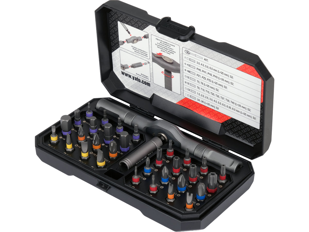 Ratchet Screwdriver Bit Set 33PCS