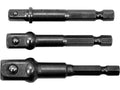 Zeskantige Adapterset Voor Doppen - 1/4, 3/8, 1/2