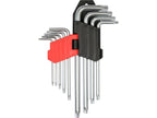 TORX inbussleutels T10-T50, 9 st.