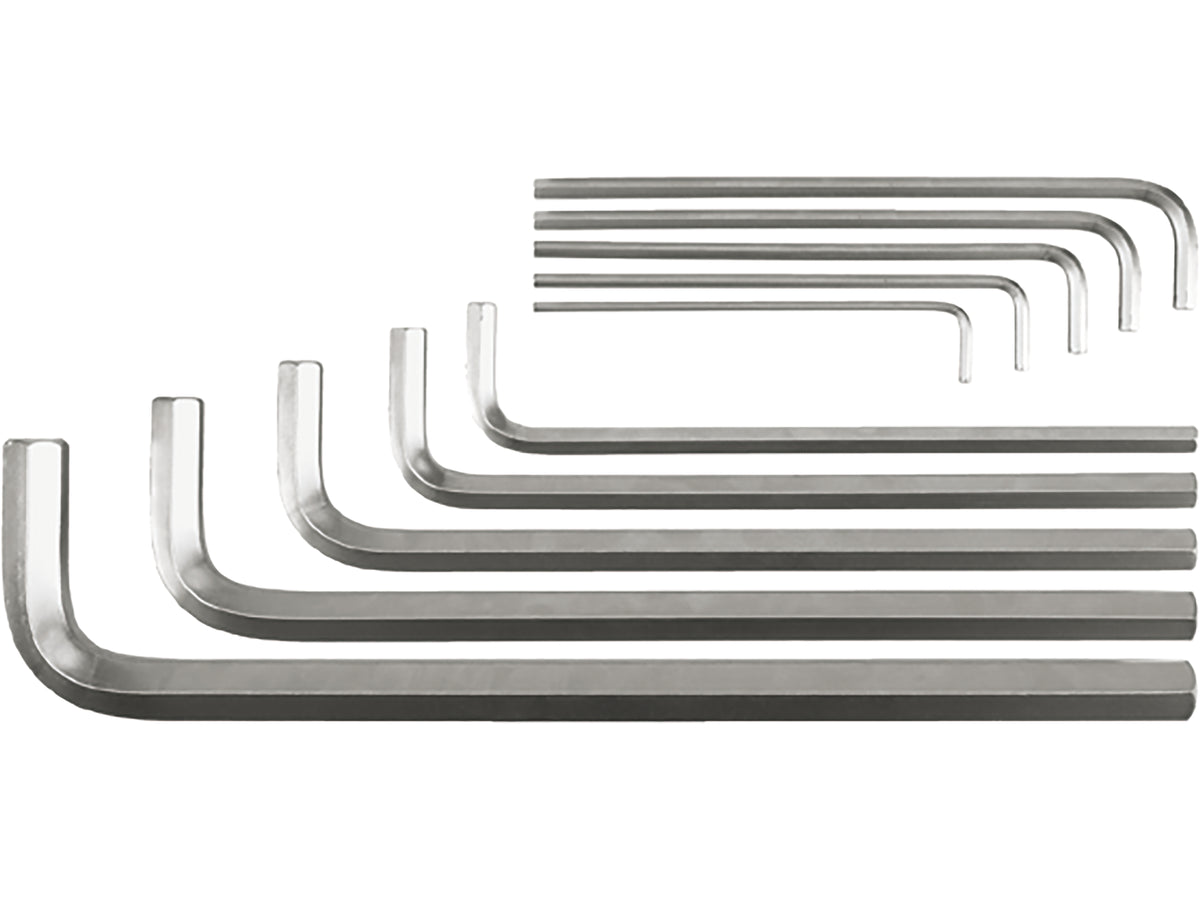 Inbussleutels, Groot 3-17 Mm, 10 Stuks.