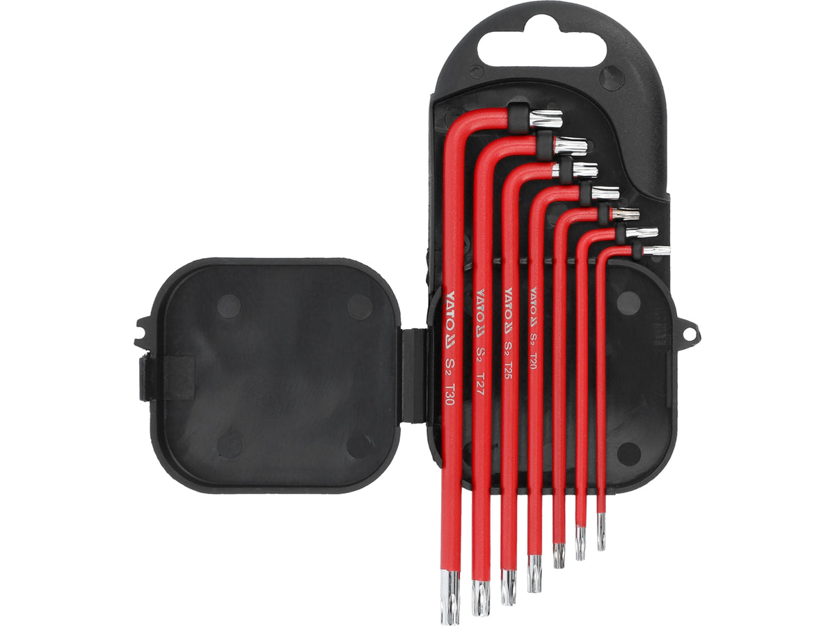 Set Gecoate Torx Inbussleutels, 7 Stuks.