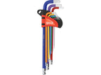 Set Inbussleutels, Kogel 1,5-10MM, 9 Stuks